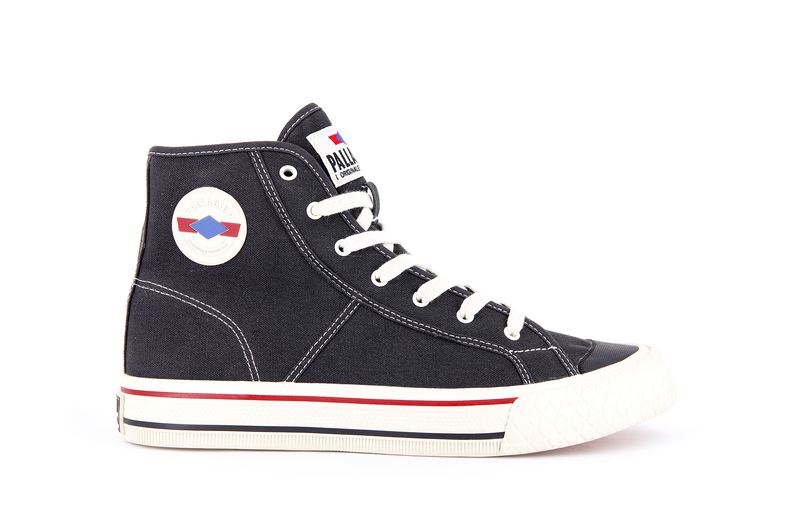 Kids' Palladium Palla Louvel High Tops Black | UAE HSAUK9074