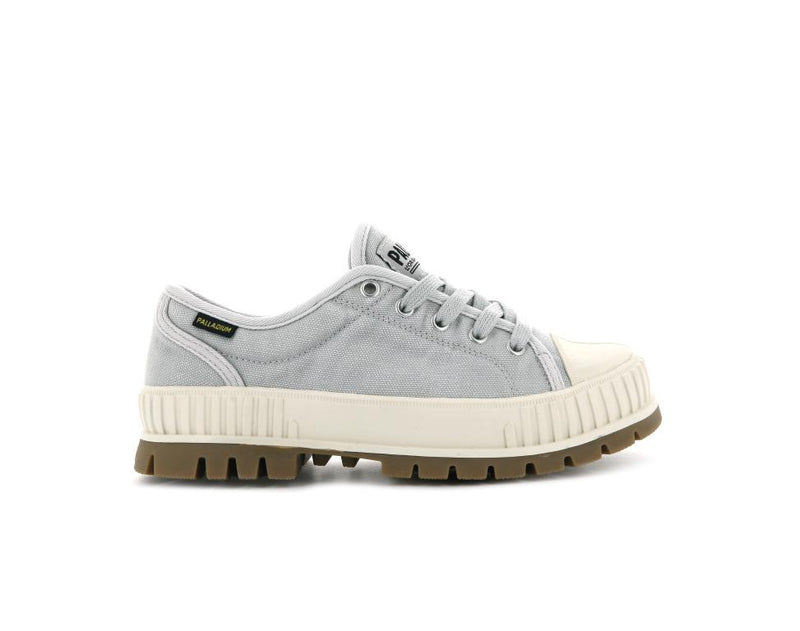 Kids' Palladium Pallashock Og Low Tops Grey | UAE FELKQ4021