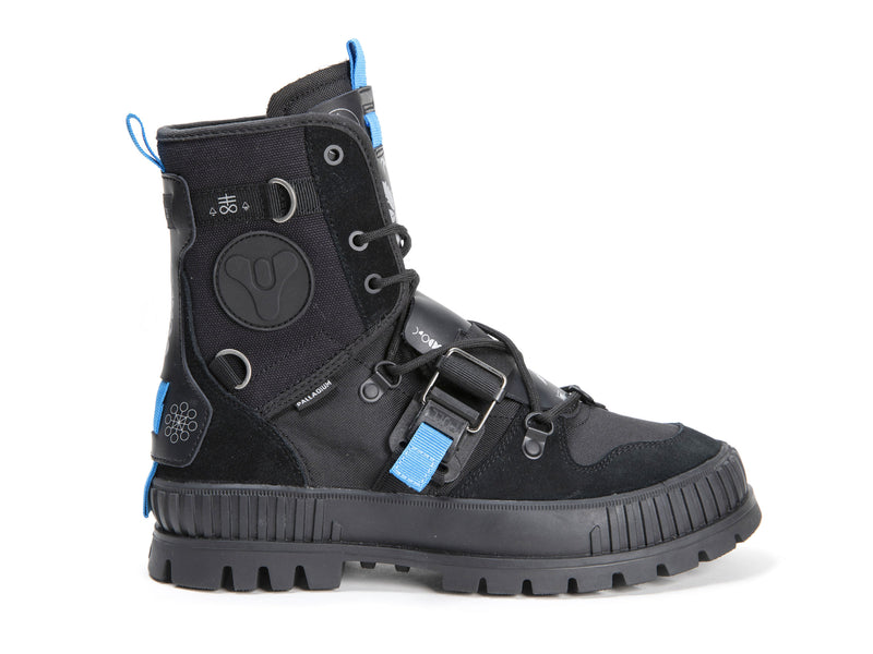 Kids' Palladium Pallashock Witch Queen X Destiny Boots Black | UAE XOZKJ1784