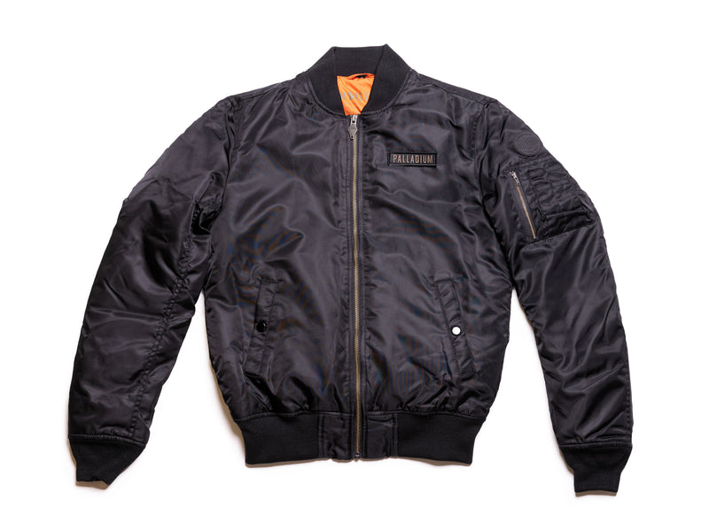 Men's Palladium City Flight Jackets Black | UAE HILMO3105