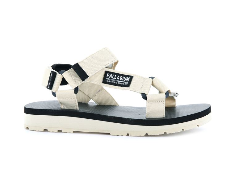 Men's Palladium Outdoorsy Urbanity Sandals White | UAE OXATF8453