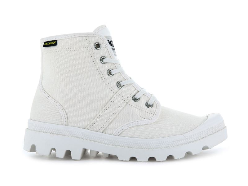 Men's Palladium Pallabrousse Boots White | UAE PLQJK2354