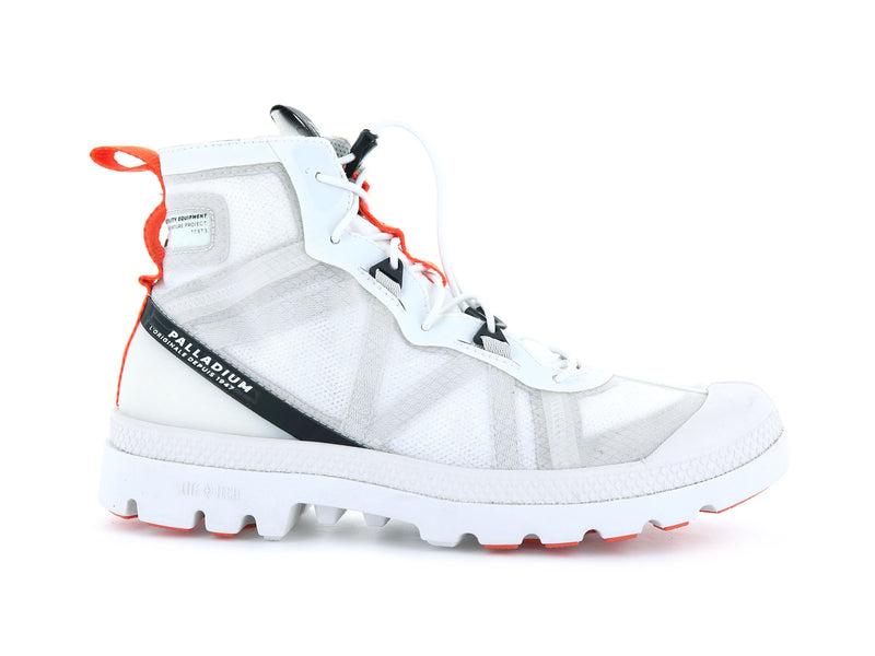 Men's Palladium Travel Lite+ Adventure Boots White | UAE GCBLF4895