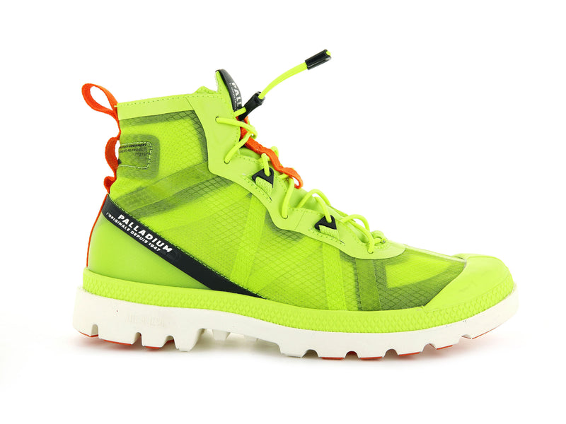 Men's Palladium Travel Lite+ Adventure Boots Green | UAE ZTWGQ3560