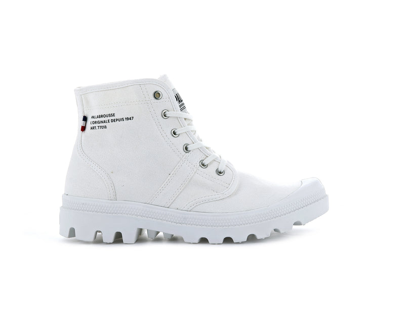 Women's Palladium Pallabrousse Legion Boots White | UAE MGNKY4629