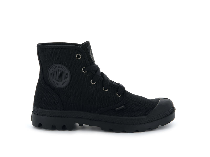 Women's Palladium Pampa Hi Boots Black | UAE OFSAZ4572