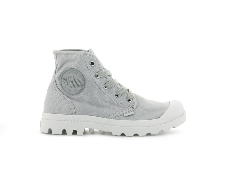 Women's Palladium Pampa Hi Boots Grey | UAE STVXF3749