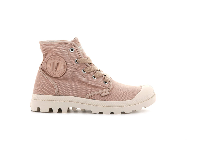 Women's Palladium Pampa Hi Boots Rose | UAE ZVHUE2158