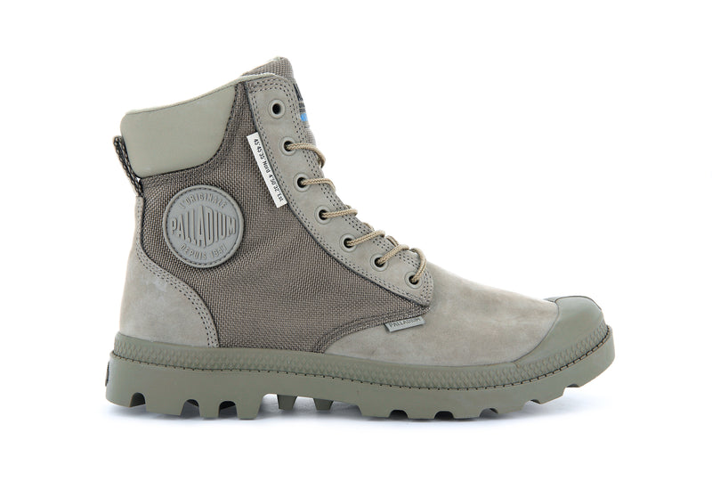 Women's Palladium Pampa Sc Wpn U-S Boots Olive | UAE LRMPE2845