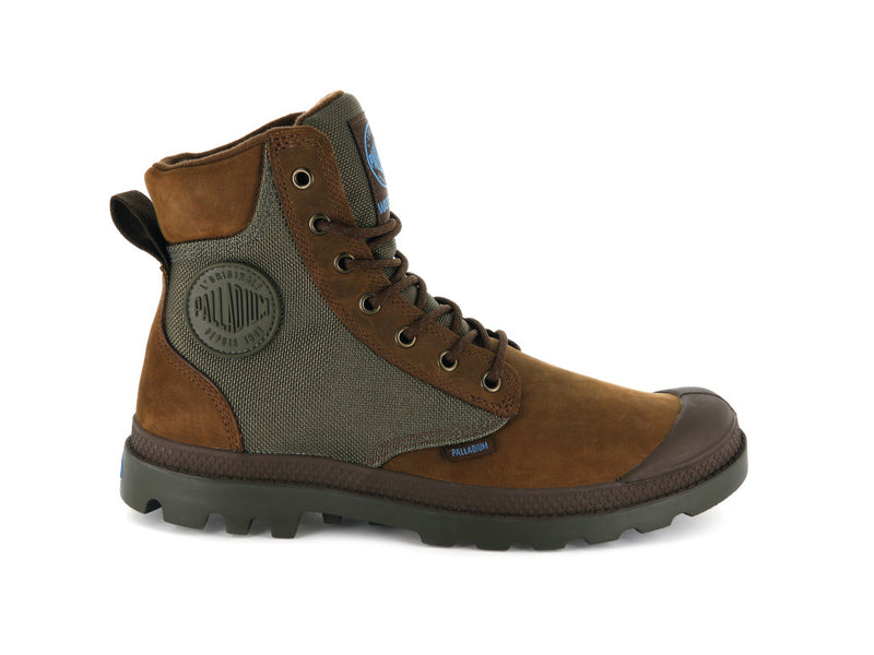 Women's Palladium Pampa Sport Cuff Wpn Boots Brown | UAE IEFPA4130