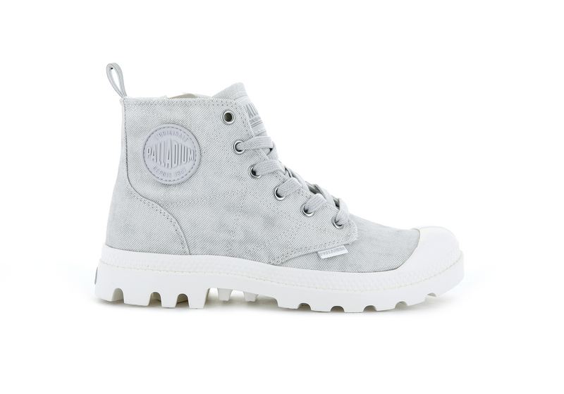 Women's Palladium Pampa Zip Desertwash Boots Grey | UAE JCINO1320