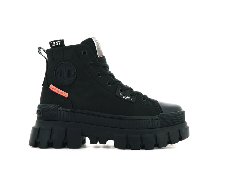 Women's Palladium Revolt Hi Tx Boots Black | UAE PAHNG2805