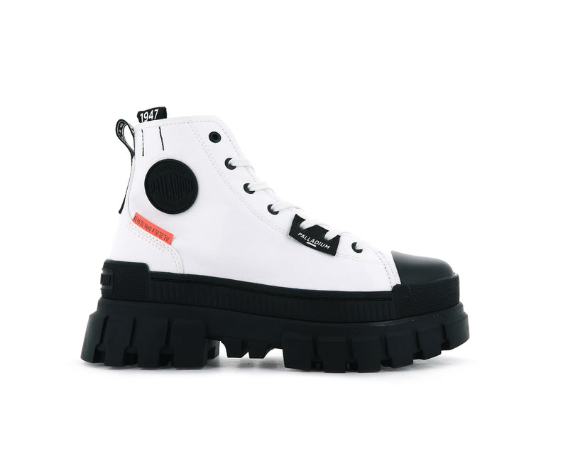 Women's Palladium Revolt Hi Tx Boots White | UAE VWILB5018